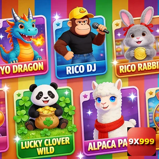Ilustração de Diversão com Slots Variados