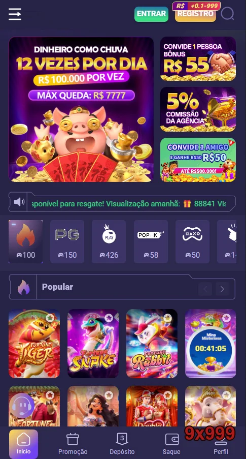 Experiência de slots emocionantes em cassino ao vivo